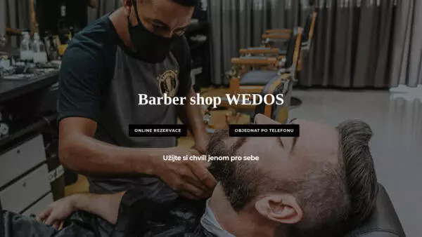 Webová šablona - barber shop